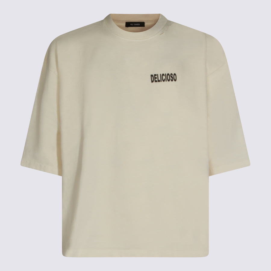 Willy Chavarria 100% Cotton t-shirt in white