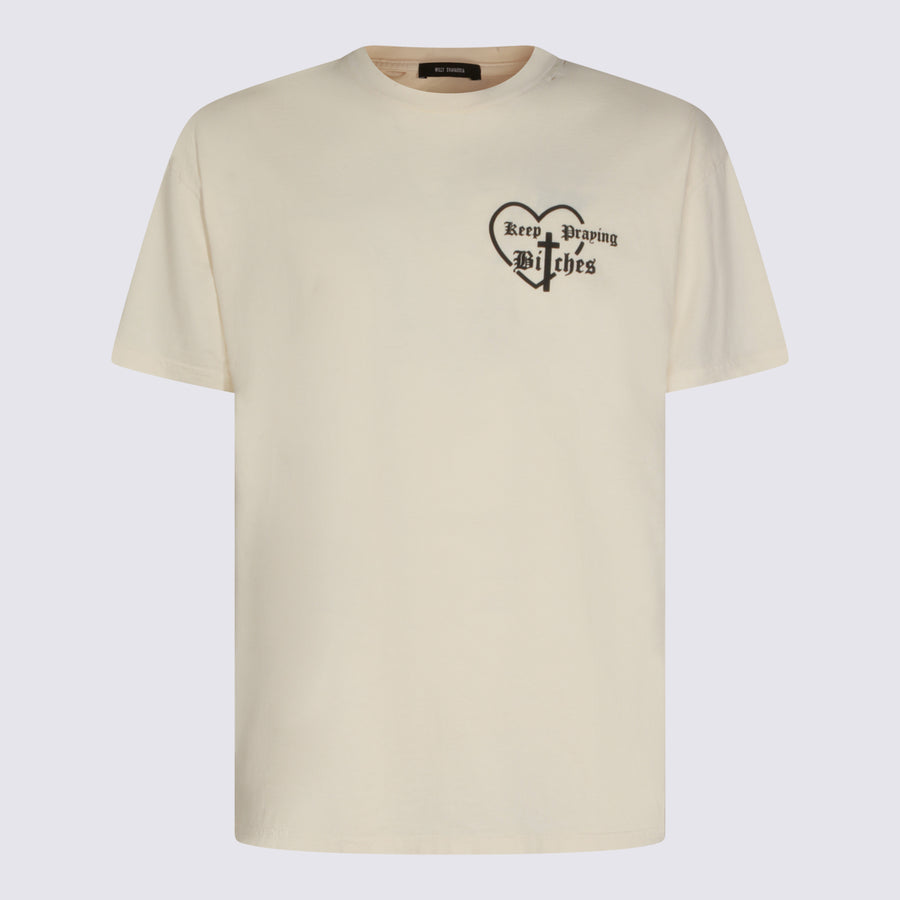 Willy Chavarria 100% Cotton t-shirt in white