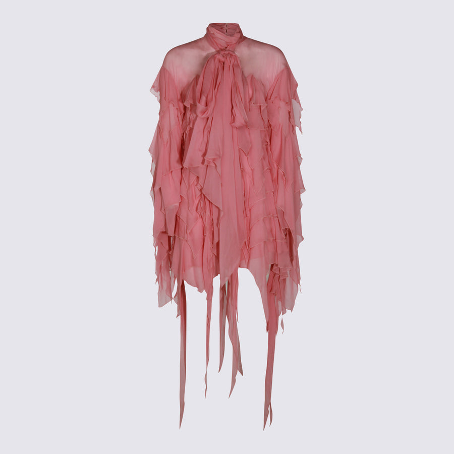 Blumarine 100% Viscose dress in pink