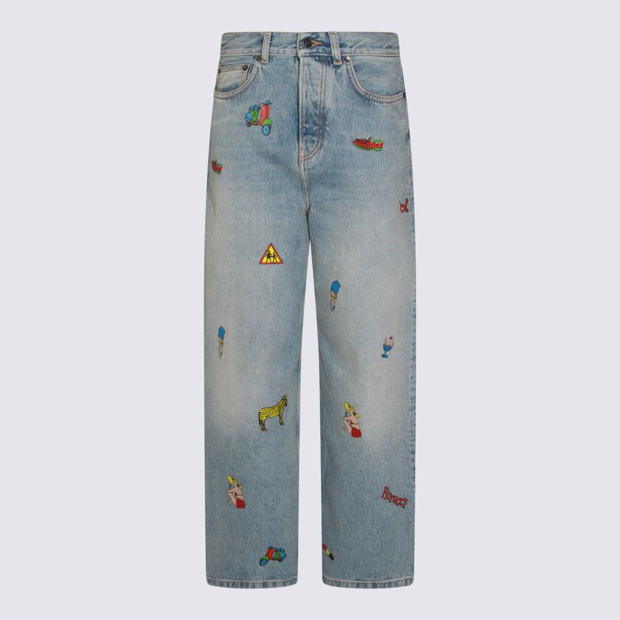 Fiorucci 100% Cotton jeans in blue