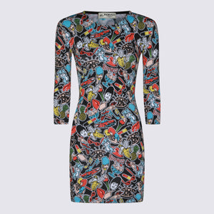 Fiorucci 83% Polyamide dress in multicolor