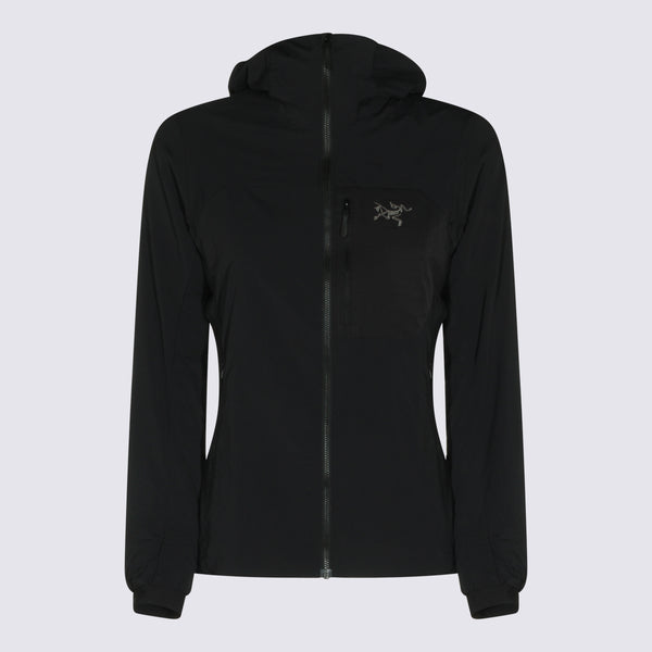 Arc*Teryx 88% Nylon jacket in black