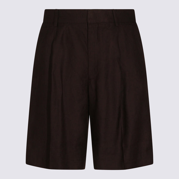 Nn.07 57% Viscose bermudas in black