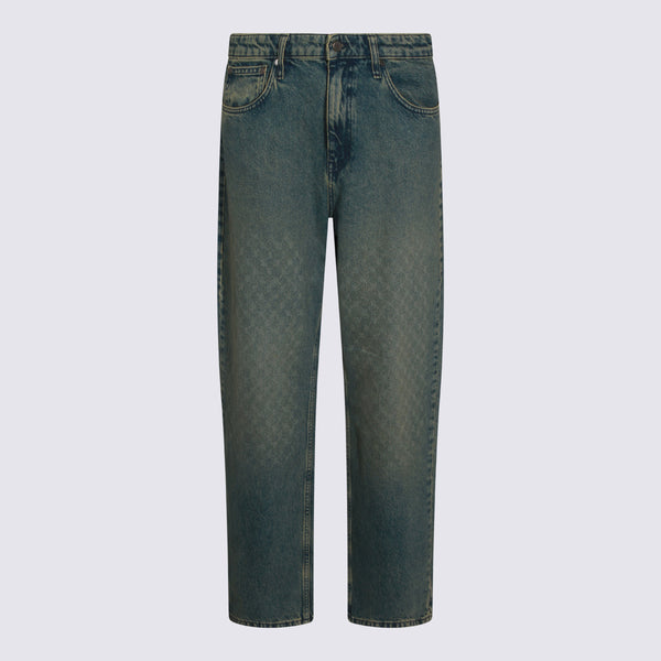 Daily Paper Uomo 100% Cotton jeans in blue