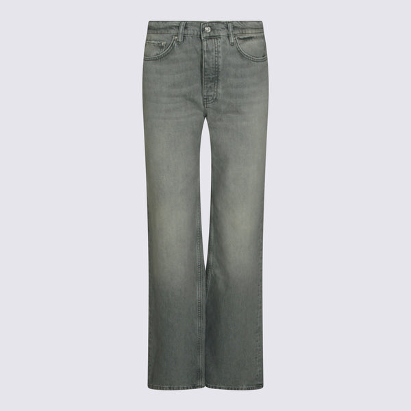 Anine Bing 100% Cotton jeans in gray