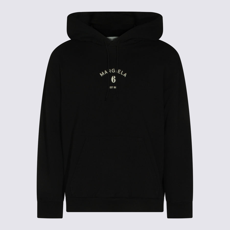 MM6 Maison Margiela 100% Cotton sweatshirt in black