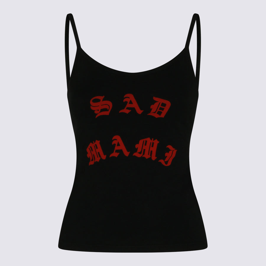 Willy Chavarria 100% Cotton tank top in black