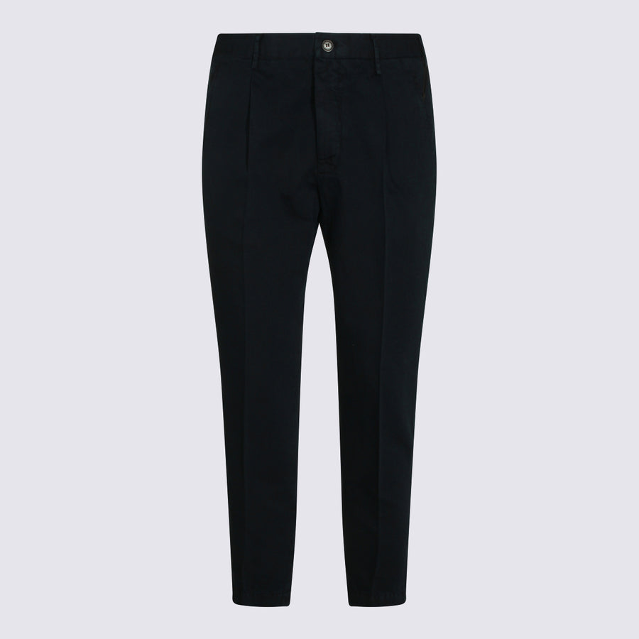Incotex 100% Cotton trousers in navy