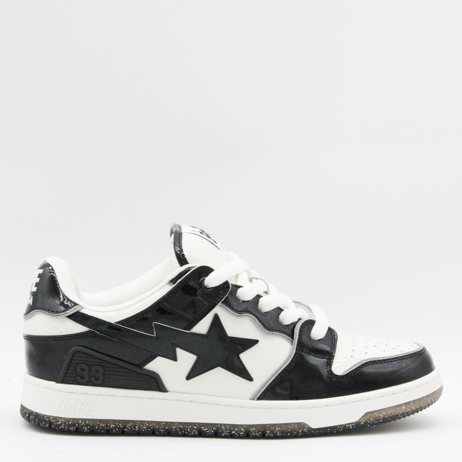 Bape Leather sneaker in black