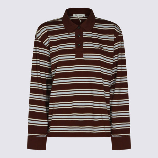 Rag & Bone 100% Cotton polo in brown