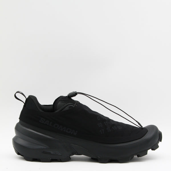 Mm6 Maison Margiela X Salomon Knit mesh and synthetic sneaker in black
