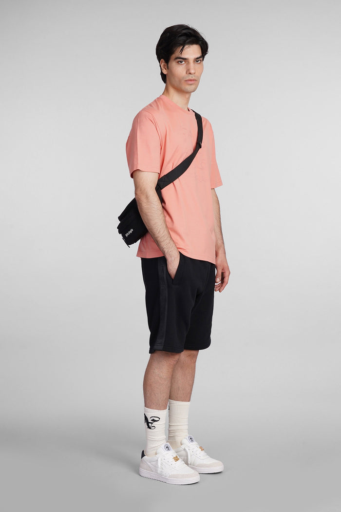 T-Shirt in rose-pink cotton Abbigliamento