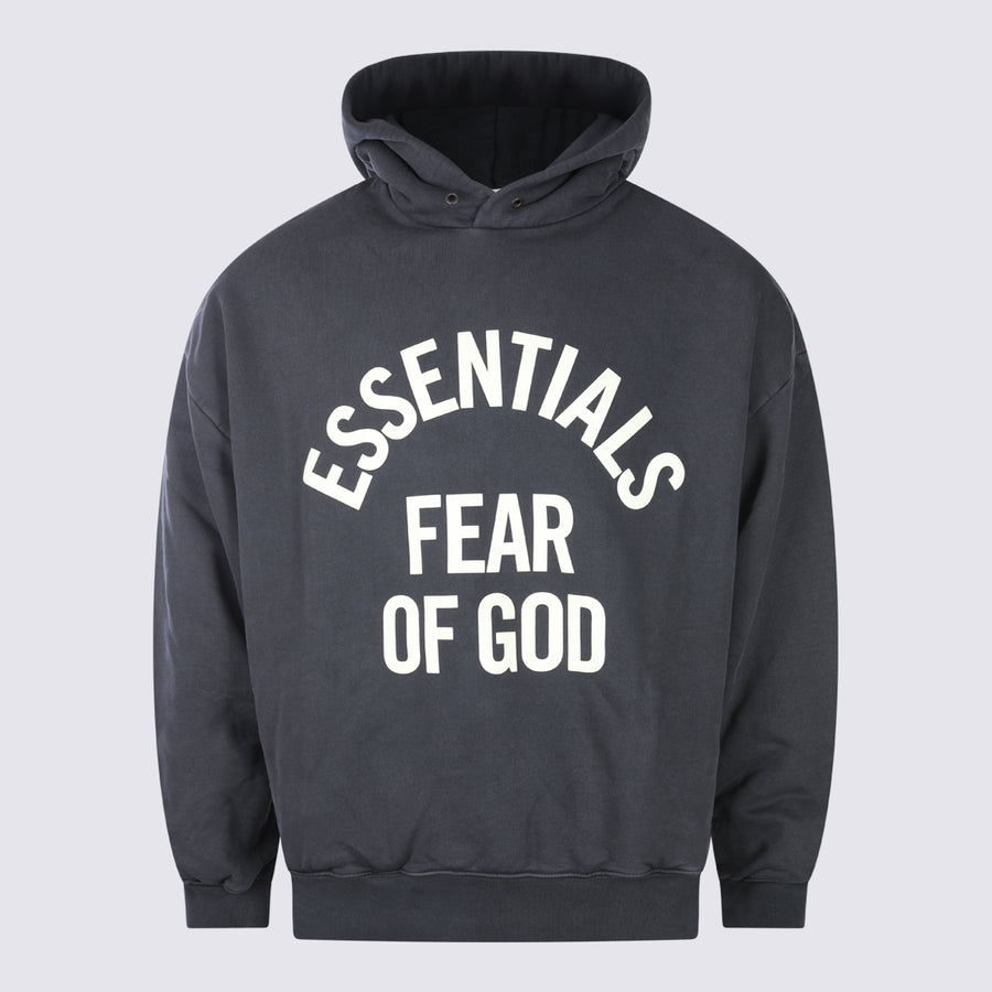 Fear Of God Essentials Cotton hoodie in gray