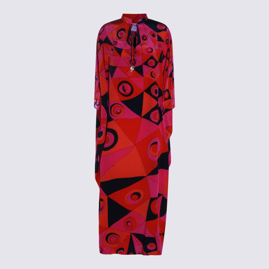 Emilio Pucci Silk dress in red