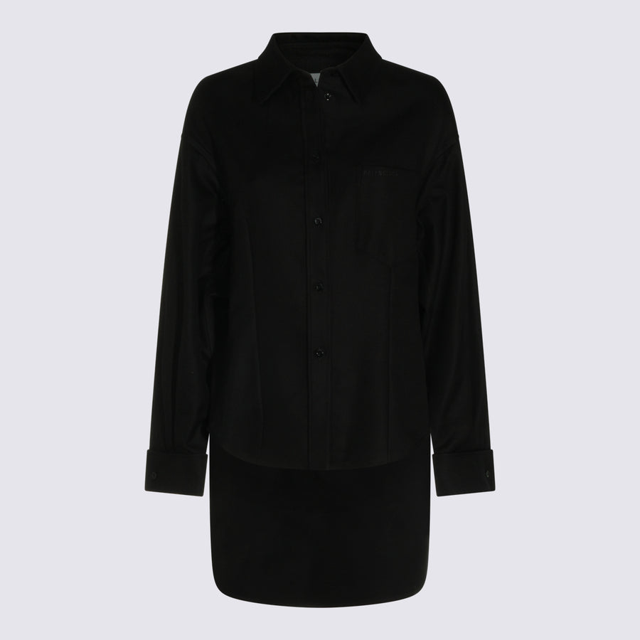Balenciaga Wool shirt in black