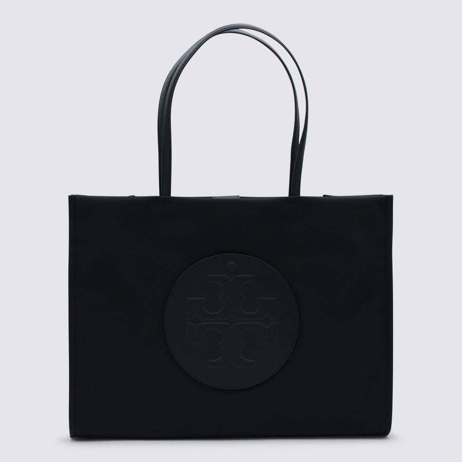 Tory Burch 100% Nylon tote bag in black