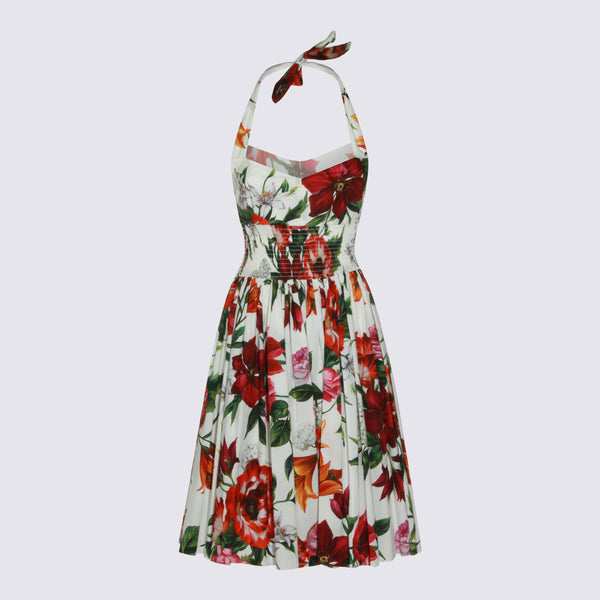 Dolce & Gabbana 100% Cotton dress in multicolor