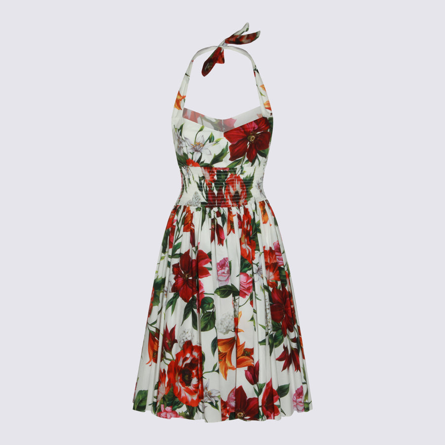 Dolce & Gabbana 100% Cotton dress in multicolor