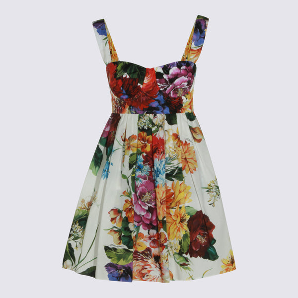Dolce & Gabbana 100% Cotton dress in multicolor