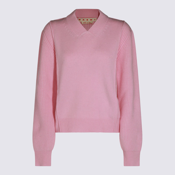 Marni 90% Virgin Wool sweater in pink