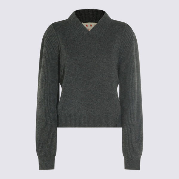 Marni 90% Virgin Wool sweater in gray