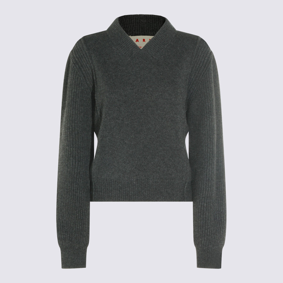 Marni 90% Virgin Wool sweater in gray