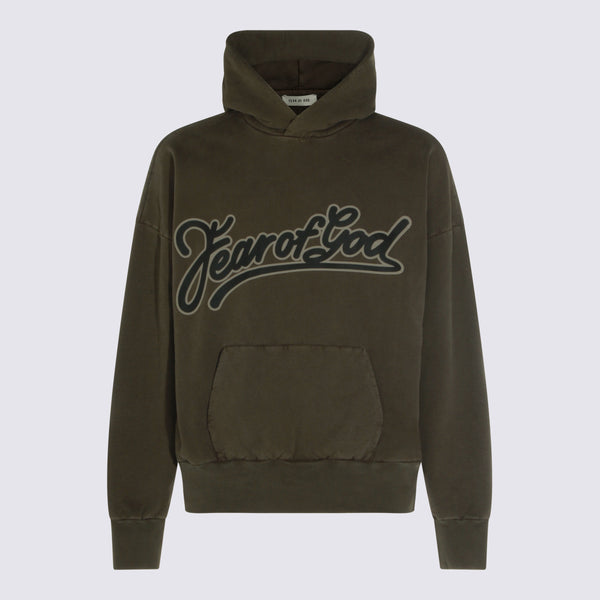 Fear Of God Cotton hoodie in brown