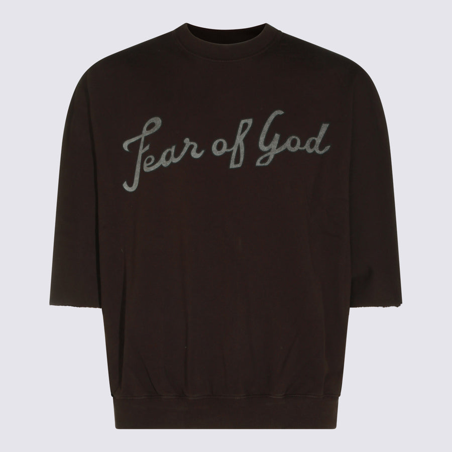 Fear Of God Cotton blend sweater in brown