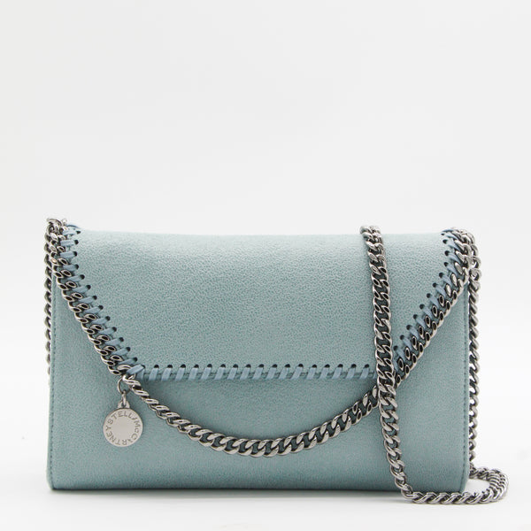 Stella McCartney 100% polyester shoulder bag in blue