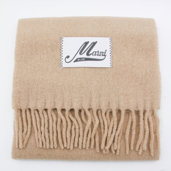 Marni 80% Alpaca scarf in beige