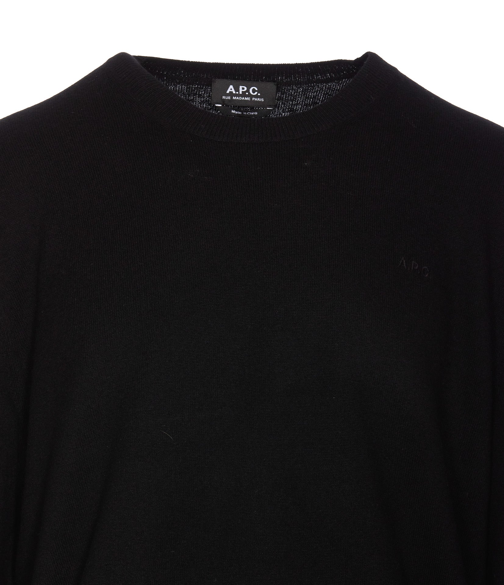 A.p.c. Sweaters Black Virgin Wool