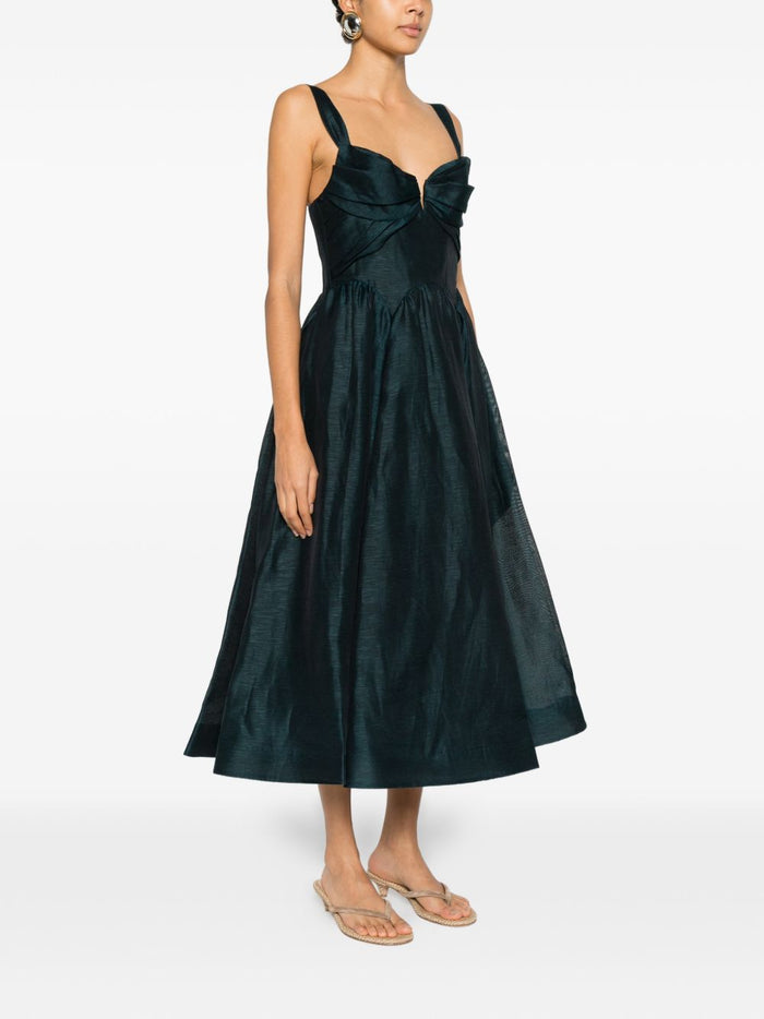 Zimmermann Dresses Blue Linen Silk