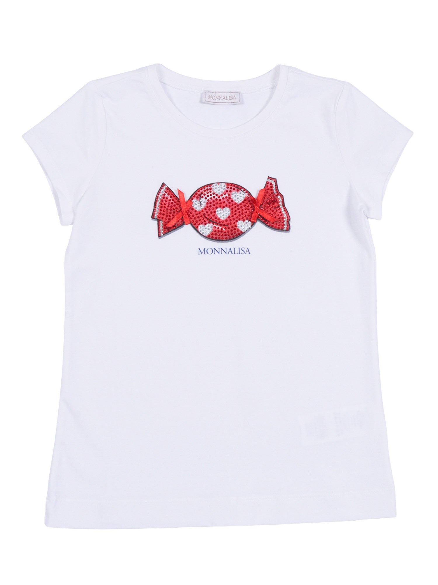 JERSEY T-SHIRT White Cotton Elastane Short Sleeves