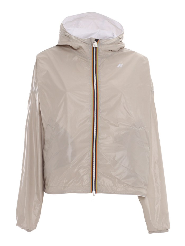 LAURETTE PLUS.2 DOUBLE JACKET White Nylon Giubbino Corto