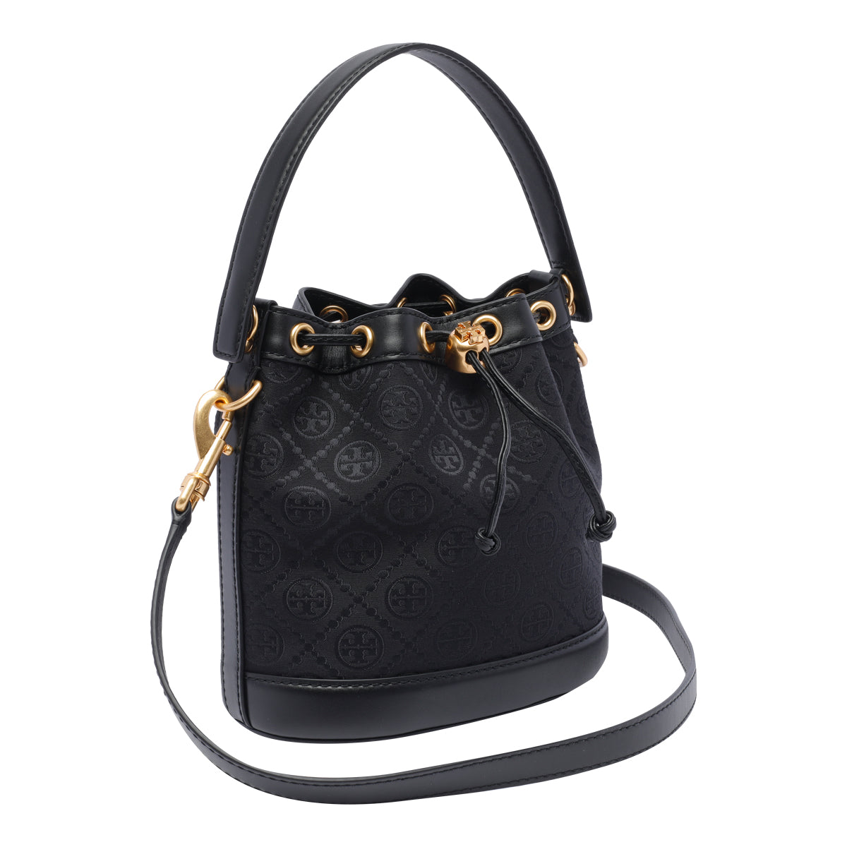 Tory Burch Bags Black Fabric Calf Leather