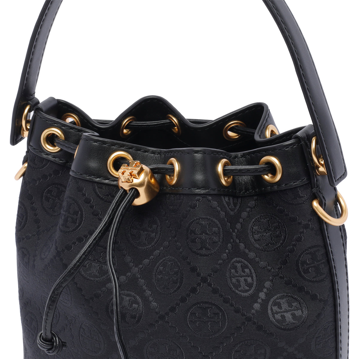 Tory Burch Bags Black Fabric Calf Leather
