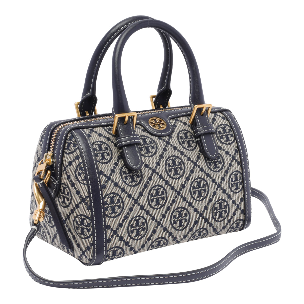 Tory Burch Bags Blue Fabric Calf Leather