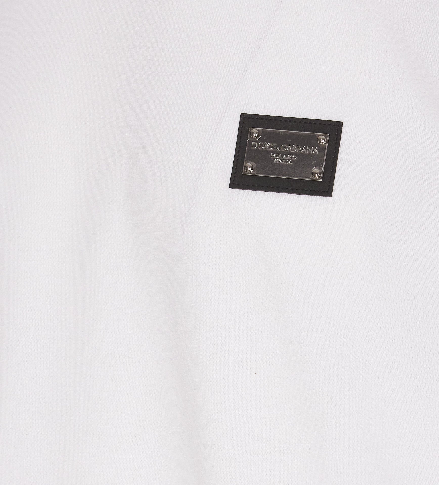Dolce & Gabbana T-Shirts And Polos White Cotone