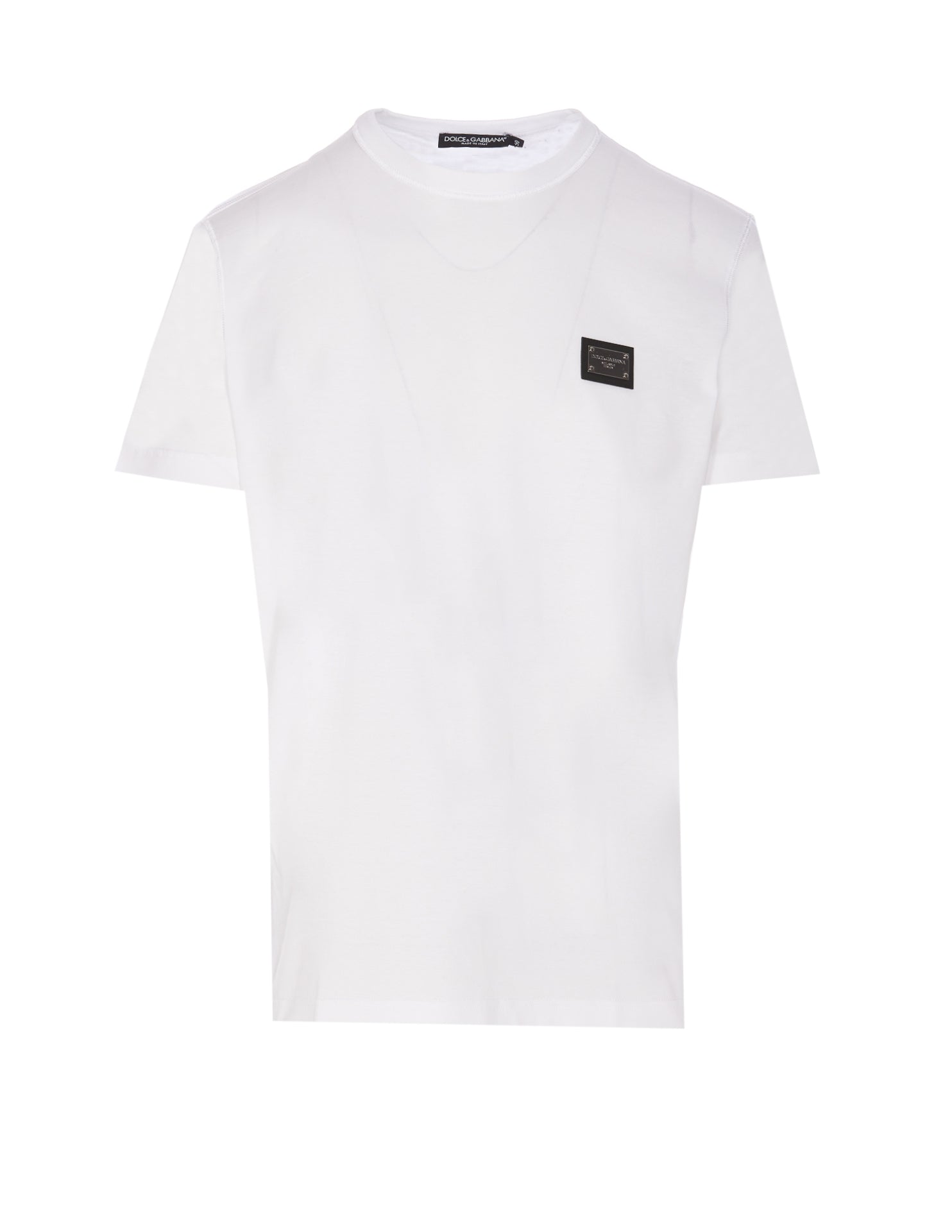 Dolce & Gabbana T-Shirts And Polos White Cotone