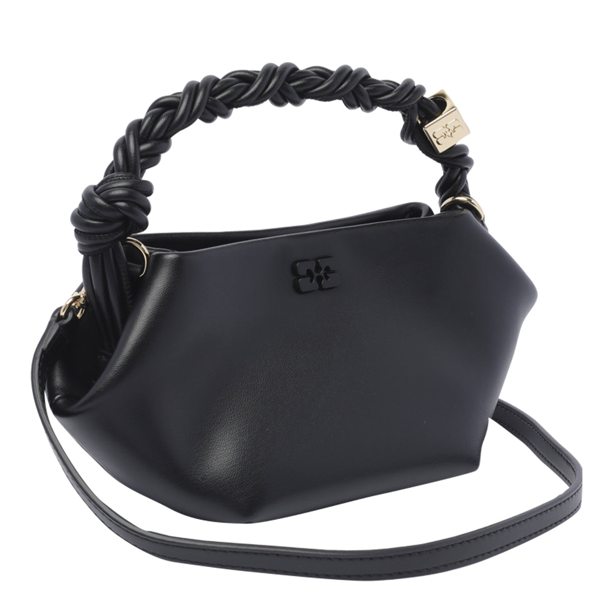 Ganni Bags Black Calf Leather Pu Pl