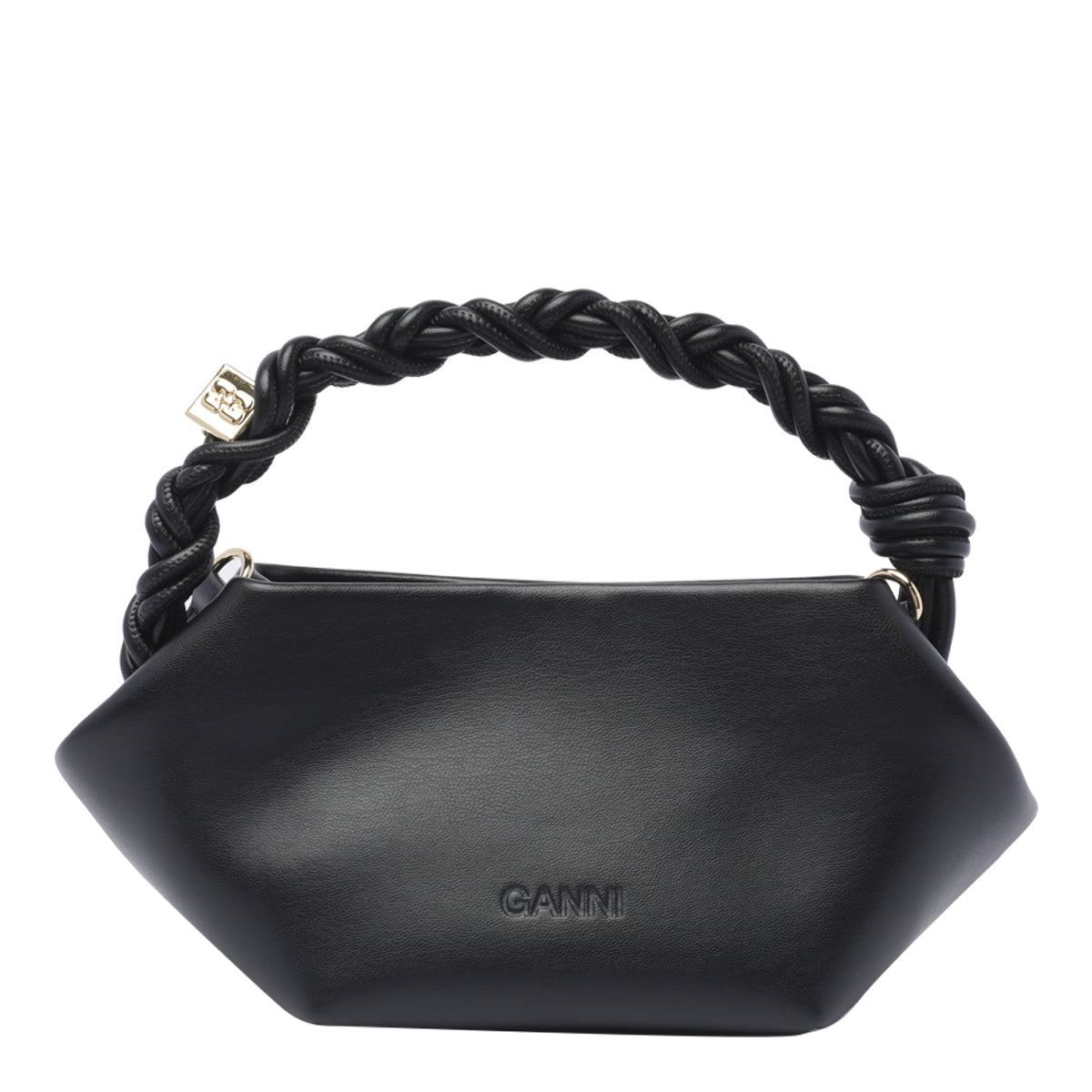 Ganni Bags Black Calf Leather Pu Pl