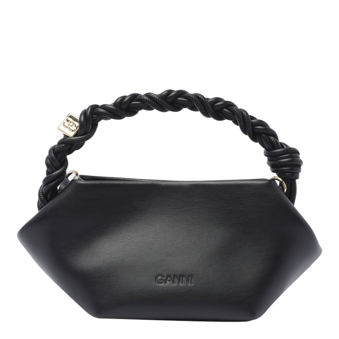 Ganni Bags Black Calf Leather Pu Pl