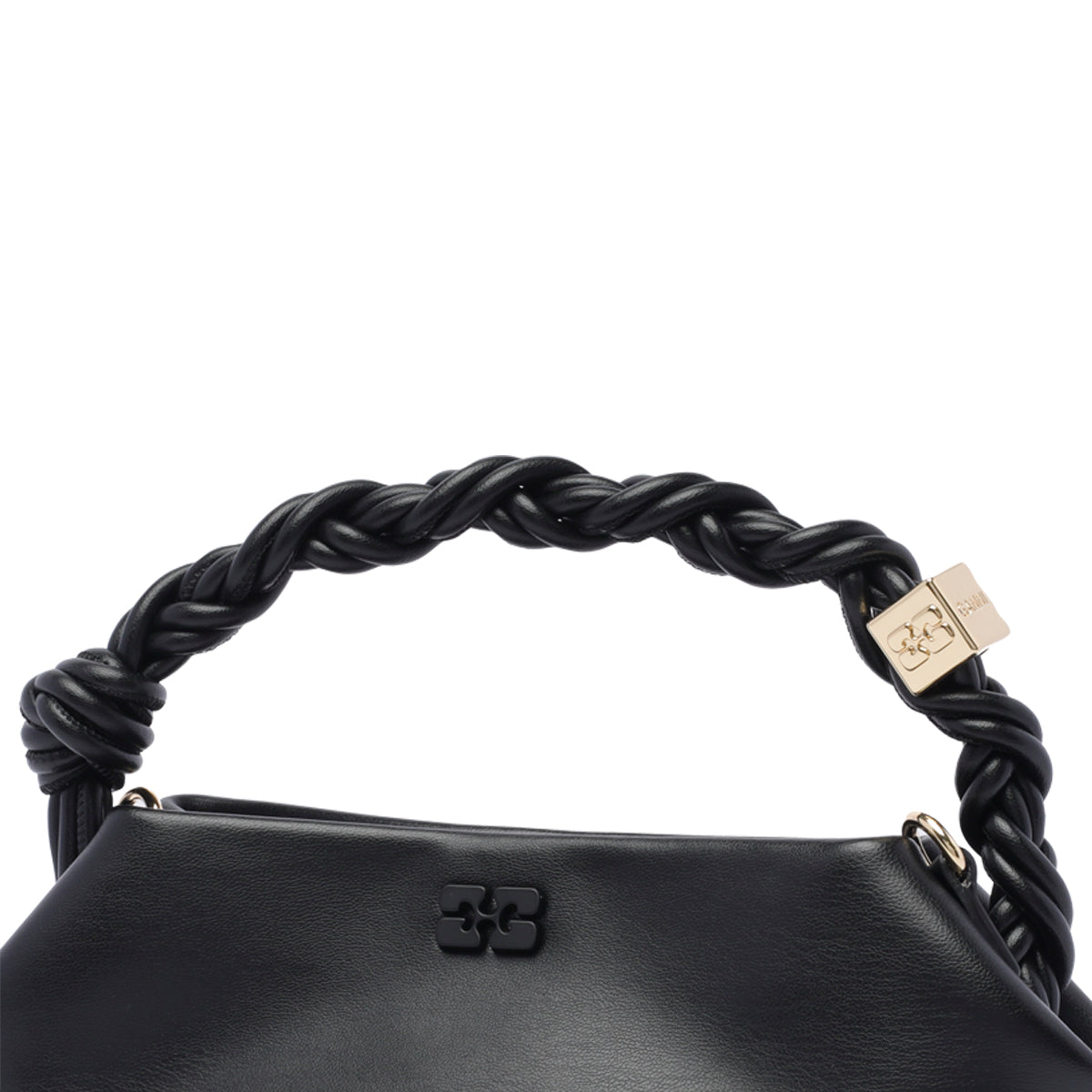 Ganni Bags Black Calf Leather Pu Pl