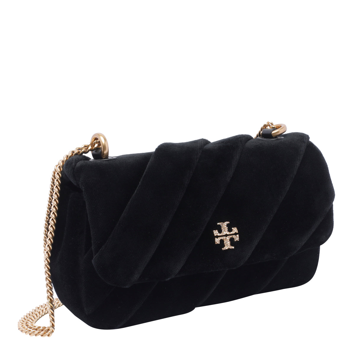 Tory Burch Bags Black Velvet / Calf Leather