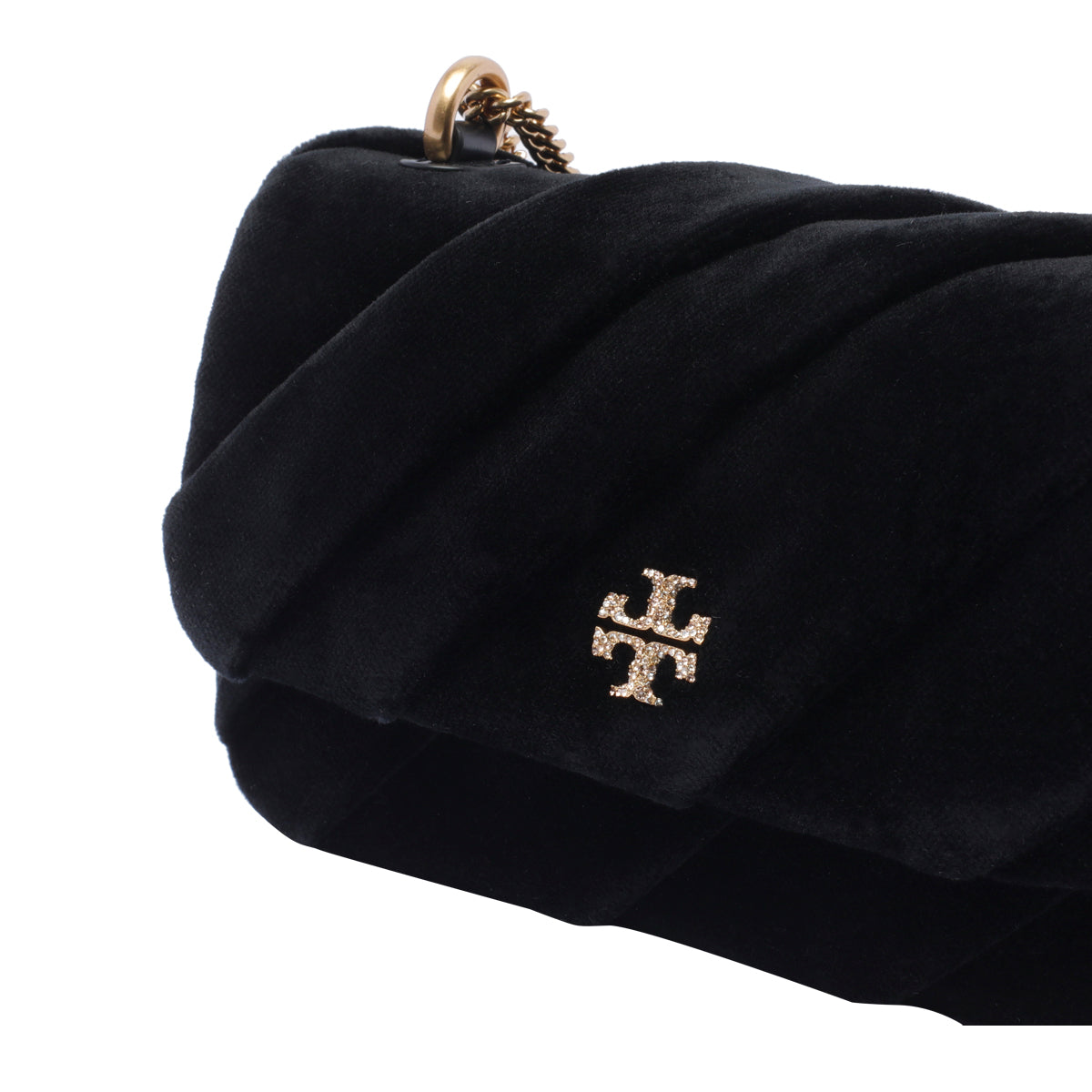 Tory Burch Bags Black Velvet / Calf Leather