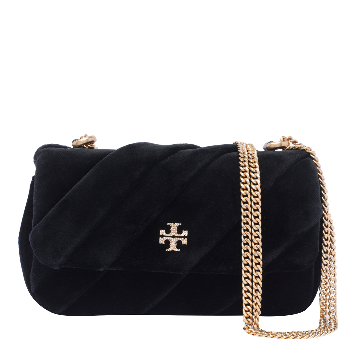 Tory Burch Bags Black Velvet / Calf Leather