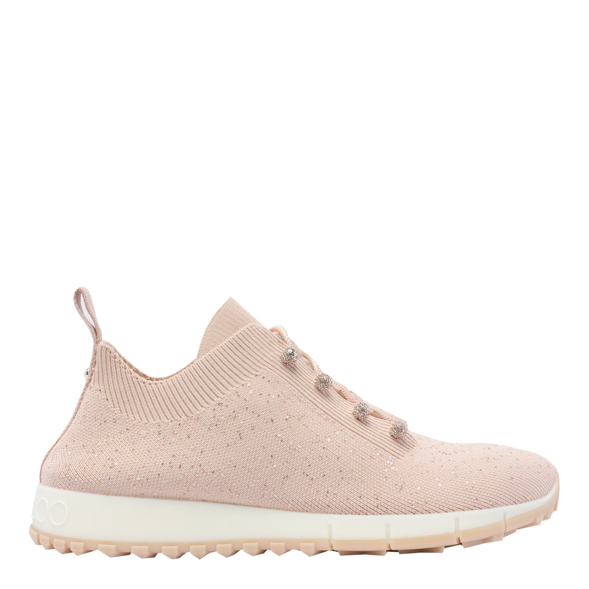 Jimmy Choo Sneakers Pink Fabric/rubber Sole