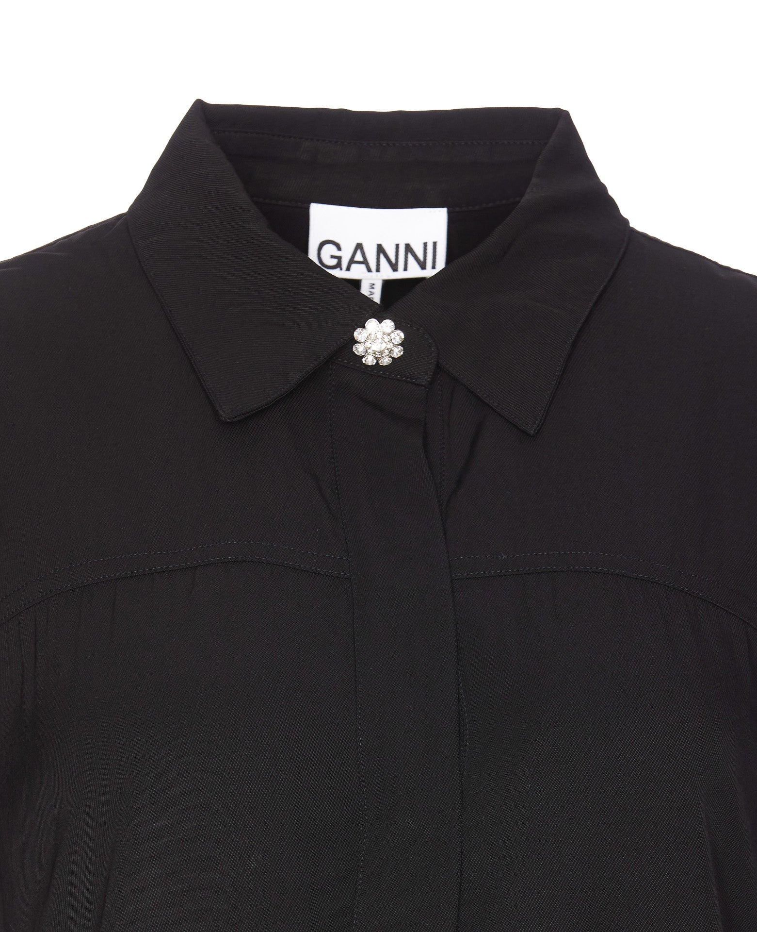 Ganni Dresses Black Viscose