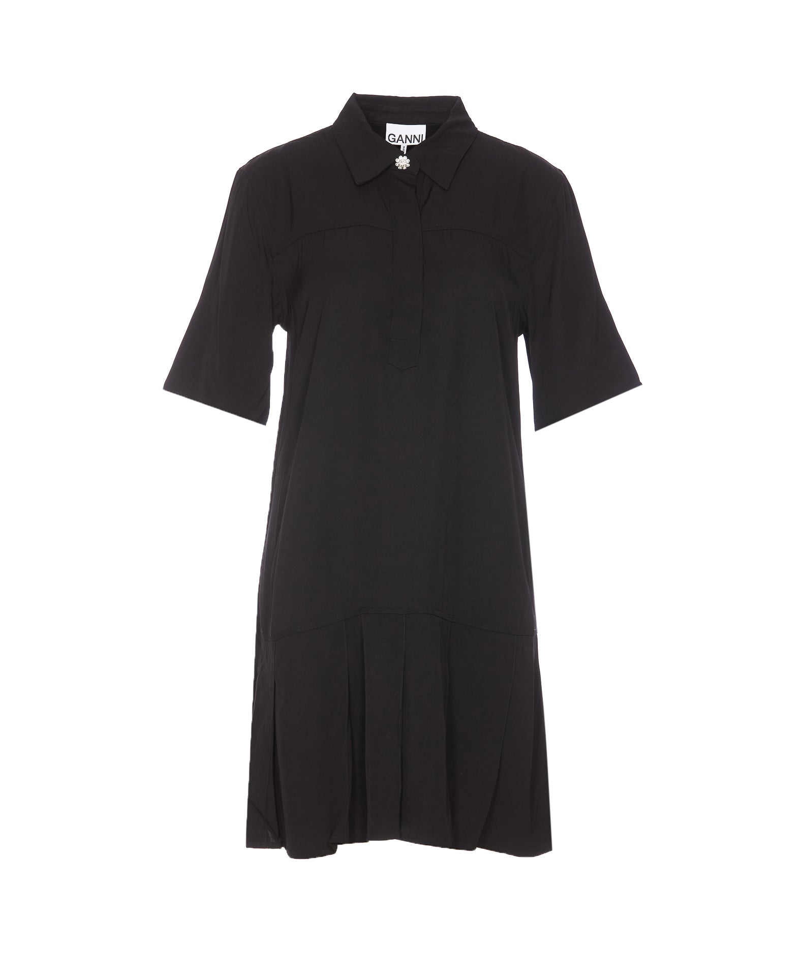 Ganni Dresses Black Viscose