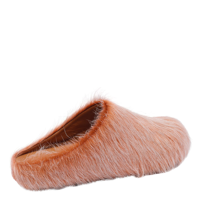 Marni Sandals Pink Calf Leather/ Rubber Sole
